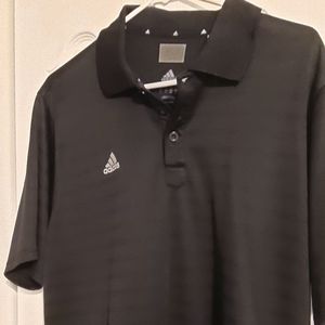 Adidas golf shirt black